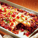 Beefy Mexican Lasagna