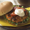 Salmon Burger Sandwich